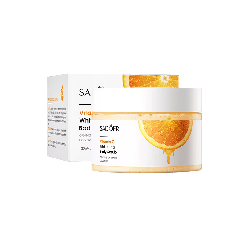 SADOER vitamine C gommage corporel éclaircissant hydratant Anti-rides exfoliant Lotion crème bras jambe