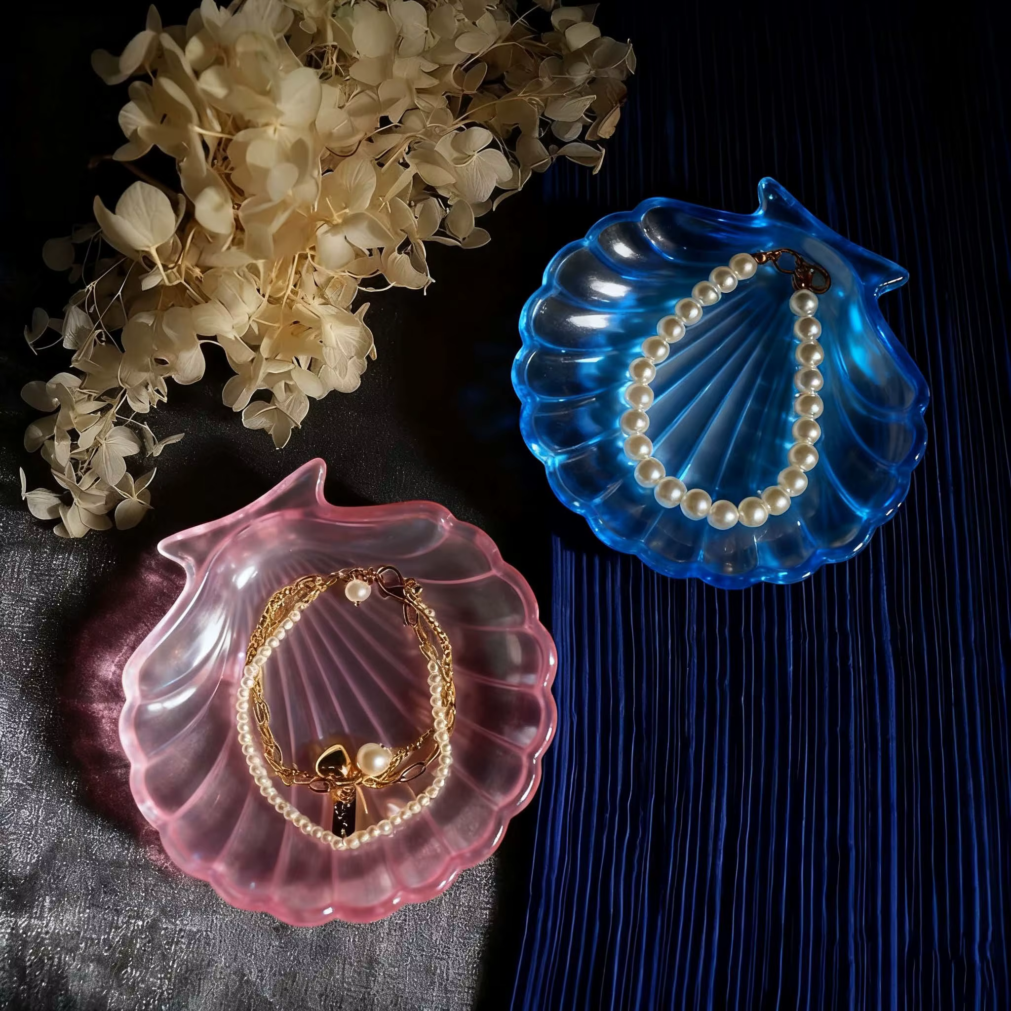 Moule en résine de coque de silicone, boîte de rangement de bijoux artisanaux, coque de porte-savon, plaque de rangement, décoration de la maison, 1 pièce