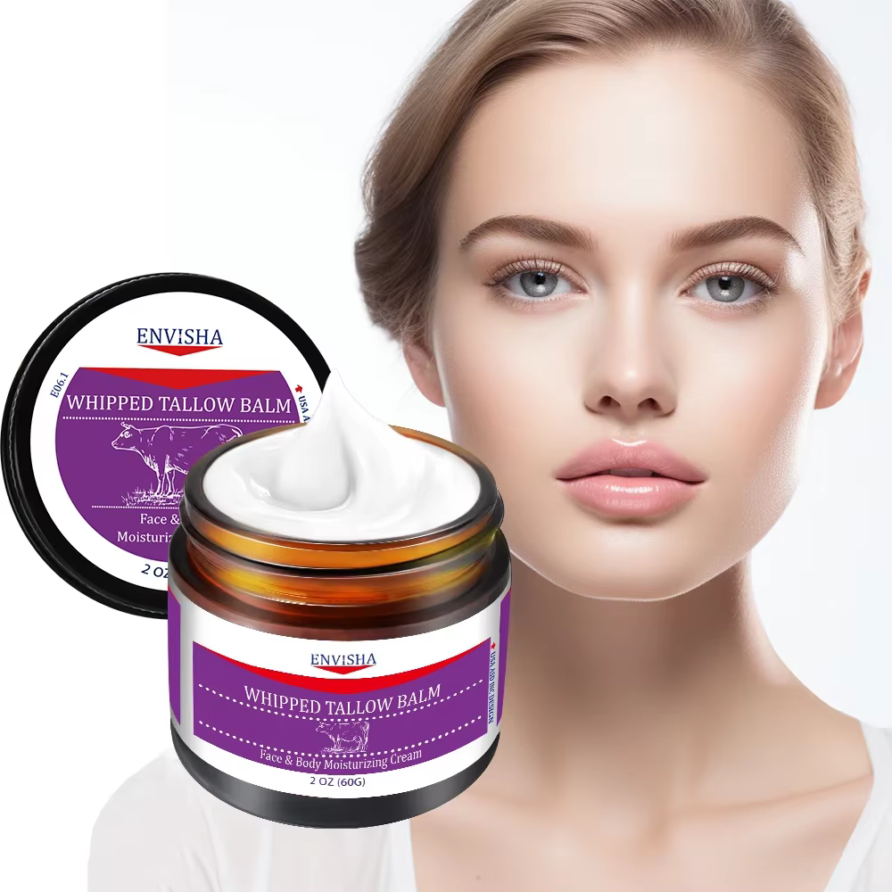 Crème pour le visage Anti-rides vieillissement fouetté Tallow baume collagène acide hyaluronique soins de la peau hydratant rétrécissement des Pores blanchissant lisse