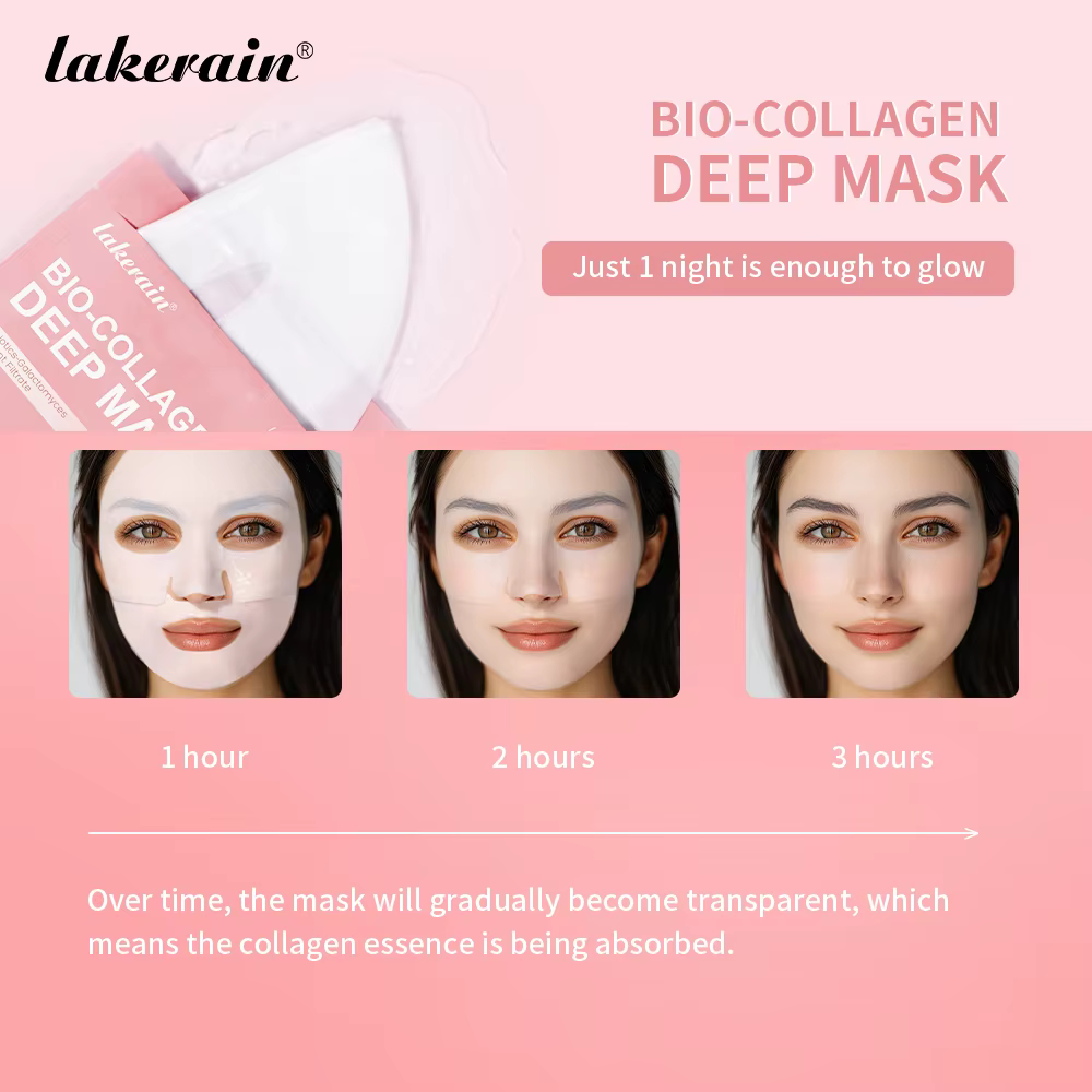 Masque facial en profondeur au bio-colagène