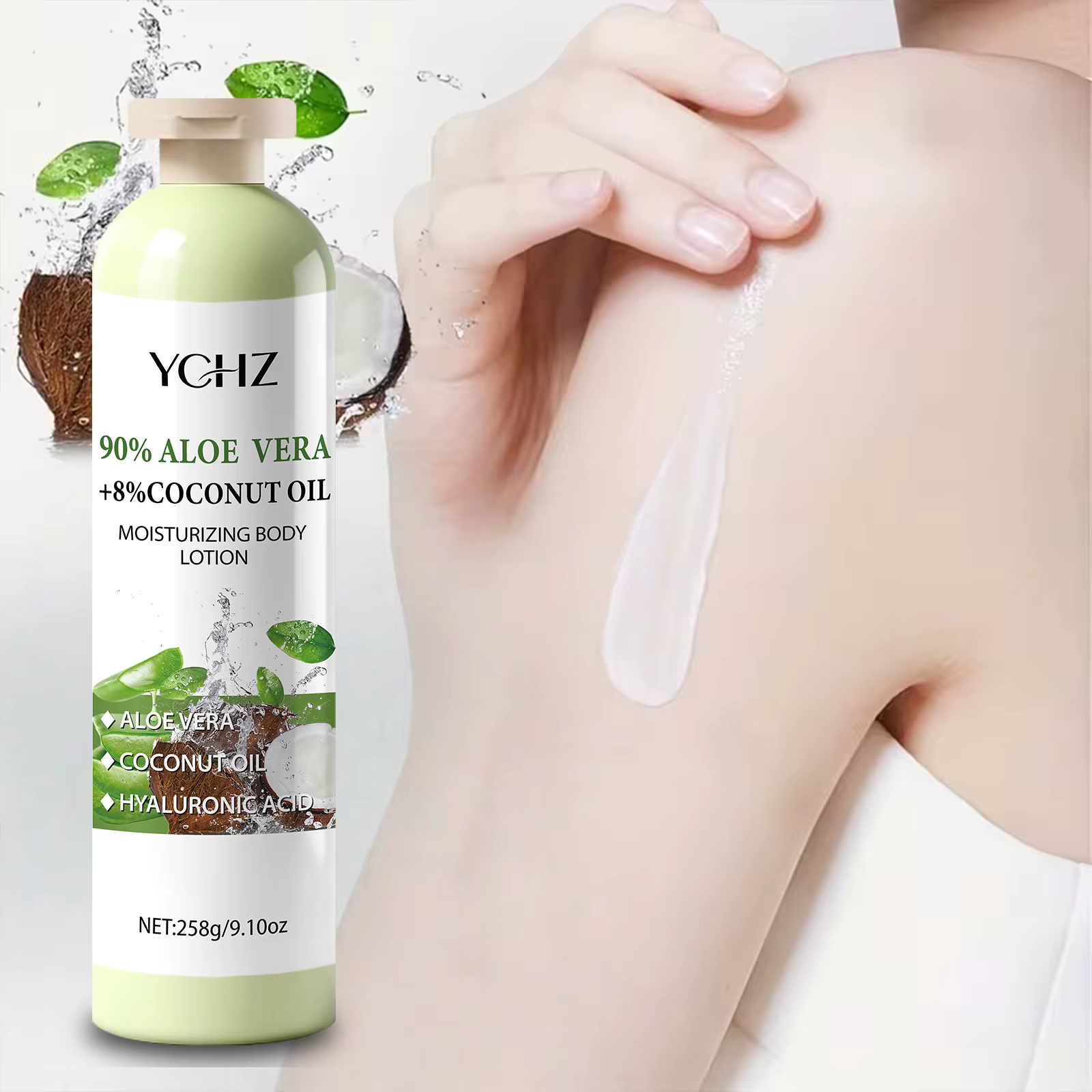 Lotion hydratante pour le corps à l'aloe vera