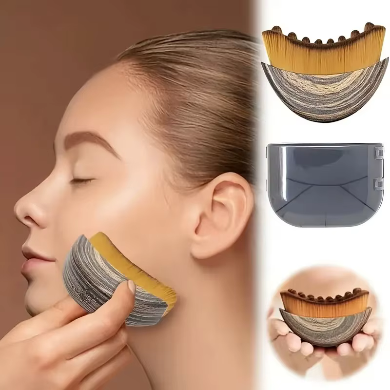 Brosse de drainage lymphatique pour le visage et le corps