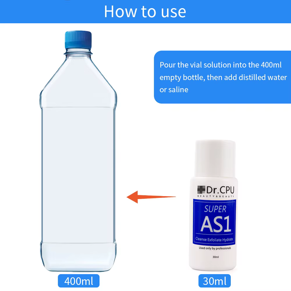 Solution de Peeling Aqua pour la peau du visage
