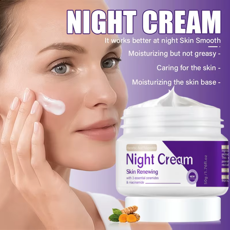 Crème hydratante raffermissante pour le visage à la niacinamide