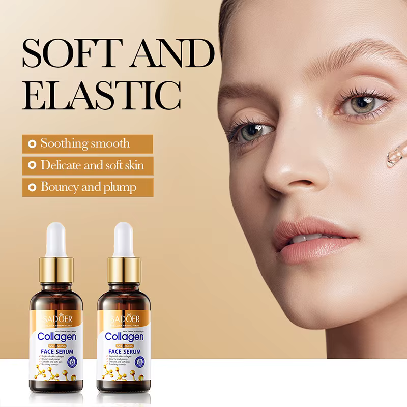 1/2/3 pièces SADOER collagène visage sérum soin