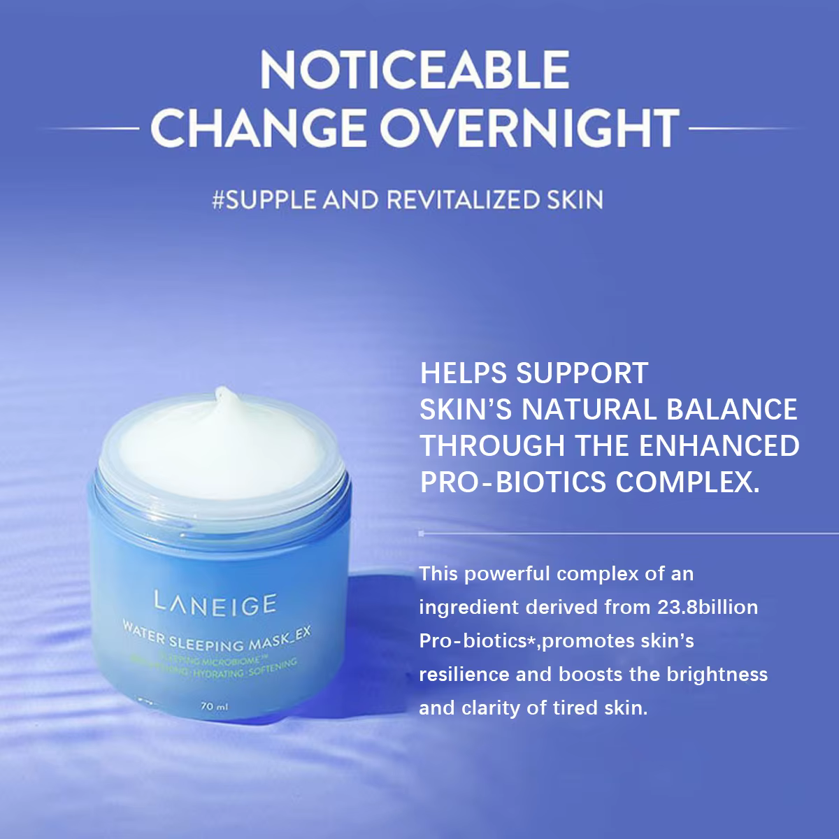 Masque de nuit hydratant LANEIGE 70ml