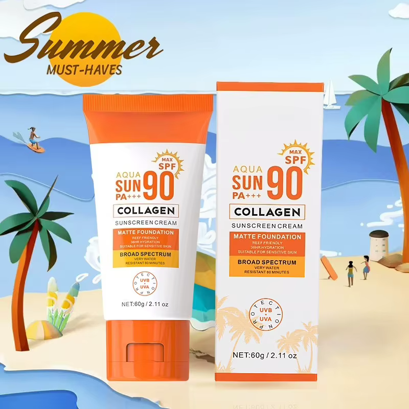 Lotion solaire SPF90+, protection UV estivale