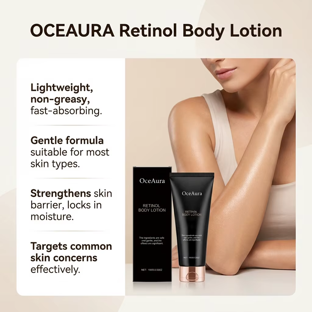 Lotion corporelle au rétinol anti-âge