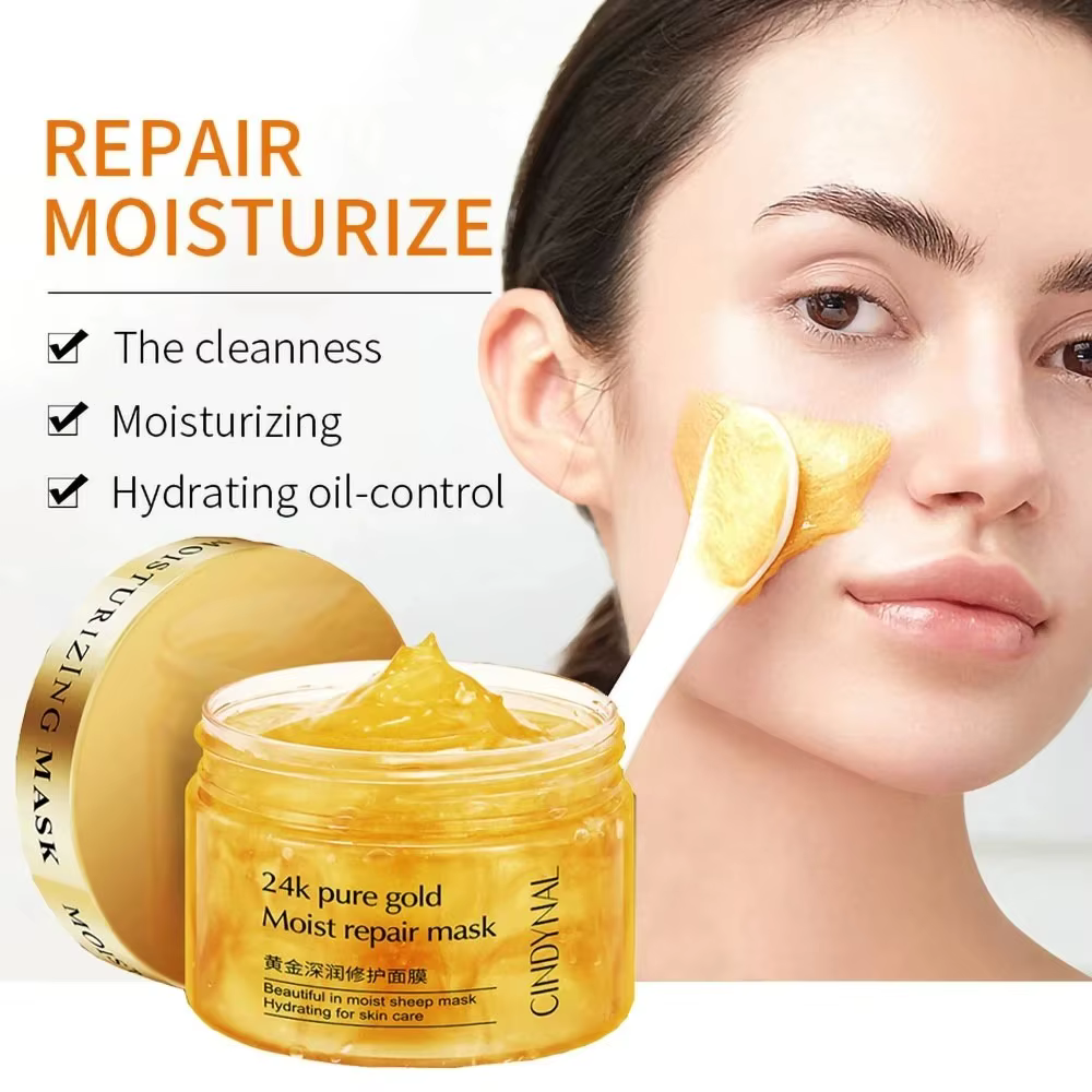 Masque facial au collagène Anti-rides crème hydratante blanchissant