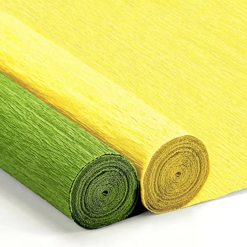 Lot de papier crépon épais, feuilles de papier crépon pour la création de fleurs, papier crépon pour la Saint-Valentin