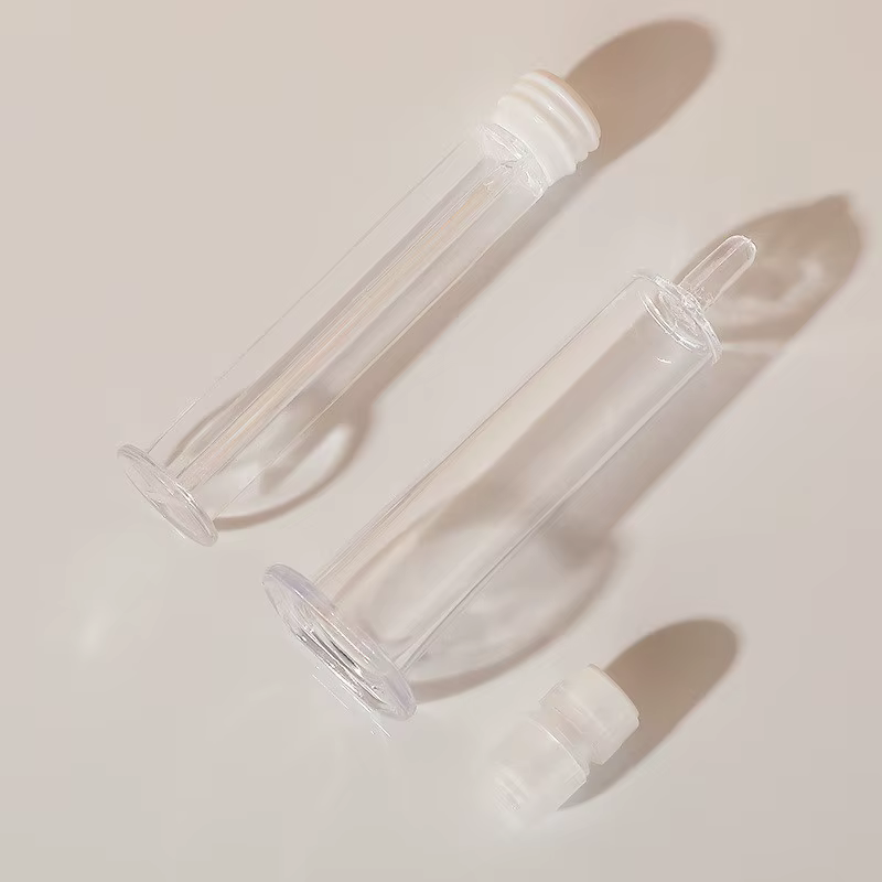 Seringue de sérum poussoir en plastique transparent, 100 pièces, 1/2/3/5/10ml, pour médecine coréenne de soins de la peau, beauté, aiguille légère à l'eau, soins de la peau