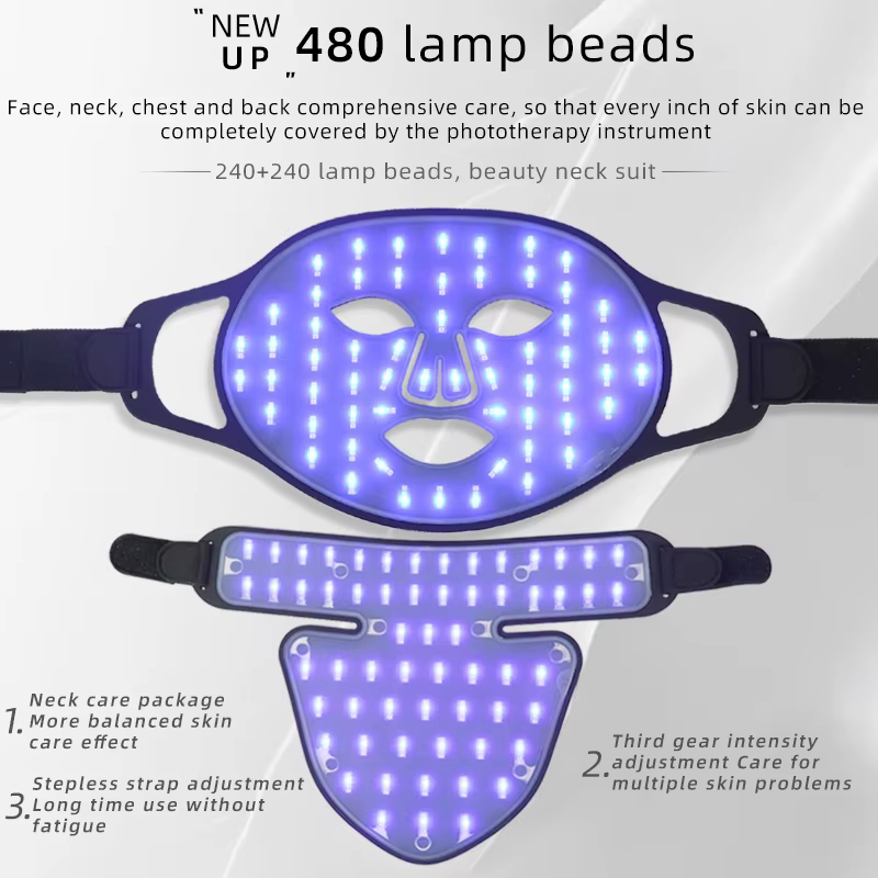 Masque Facial Led en Silicone