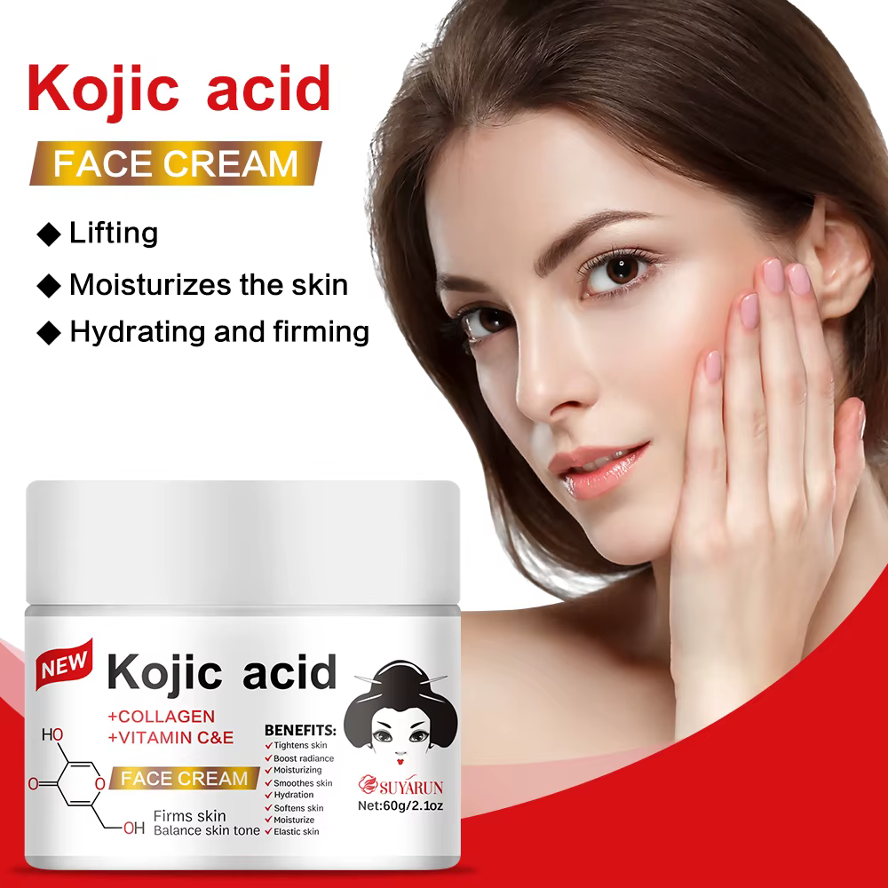 SUYARUN Crème à l'acide kojique à la propolis et à la vitamine E – éclaircissante