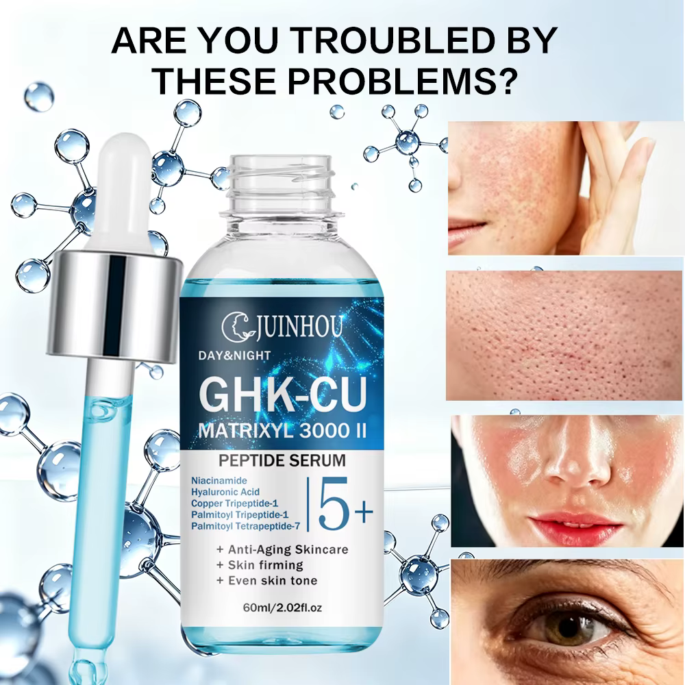 Sérum facial JUINHOU au cuivre bleu pour éclaircir la peau