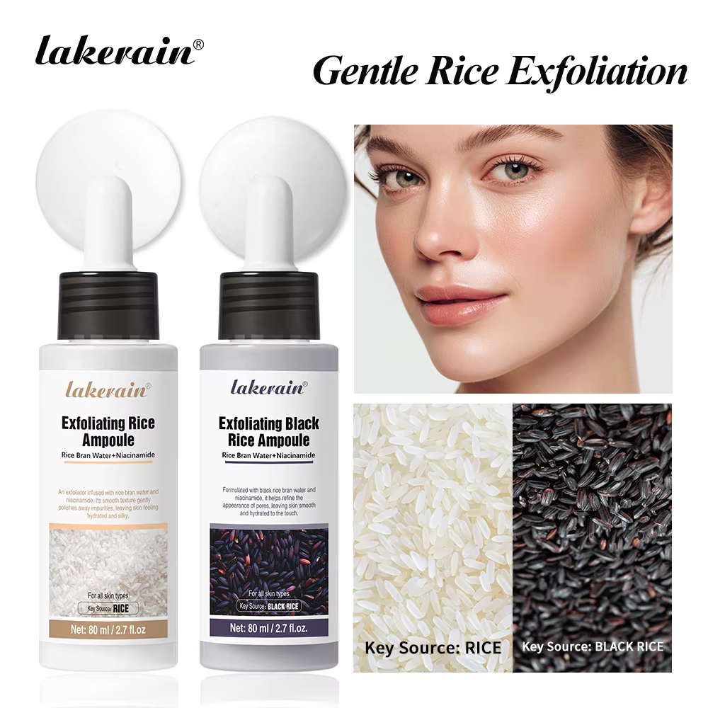 Ampoule Exfoliante au Riz : Effet Éclatant