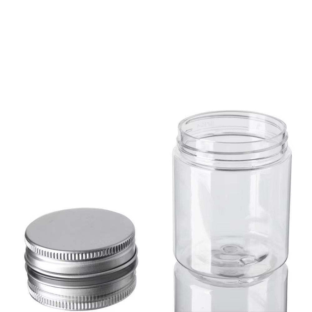 6 pcs/lot 80 ml couvercle en aluminium pots de crème Mini