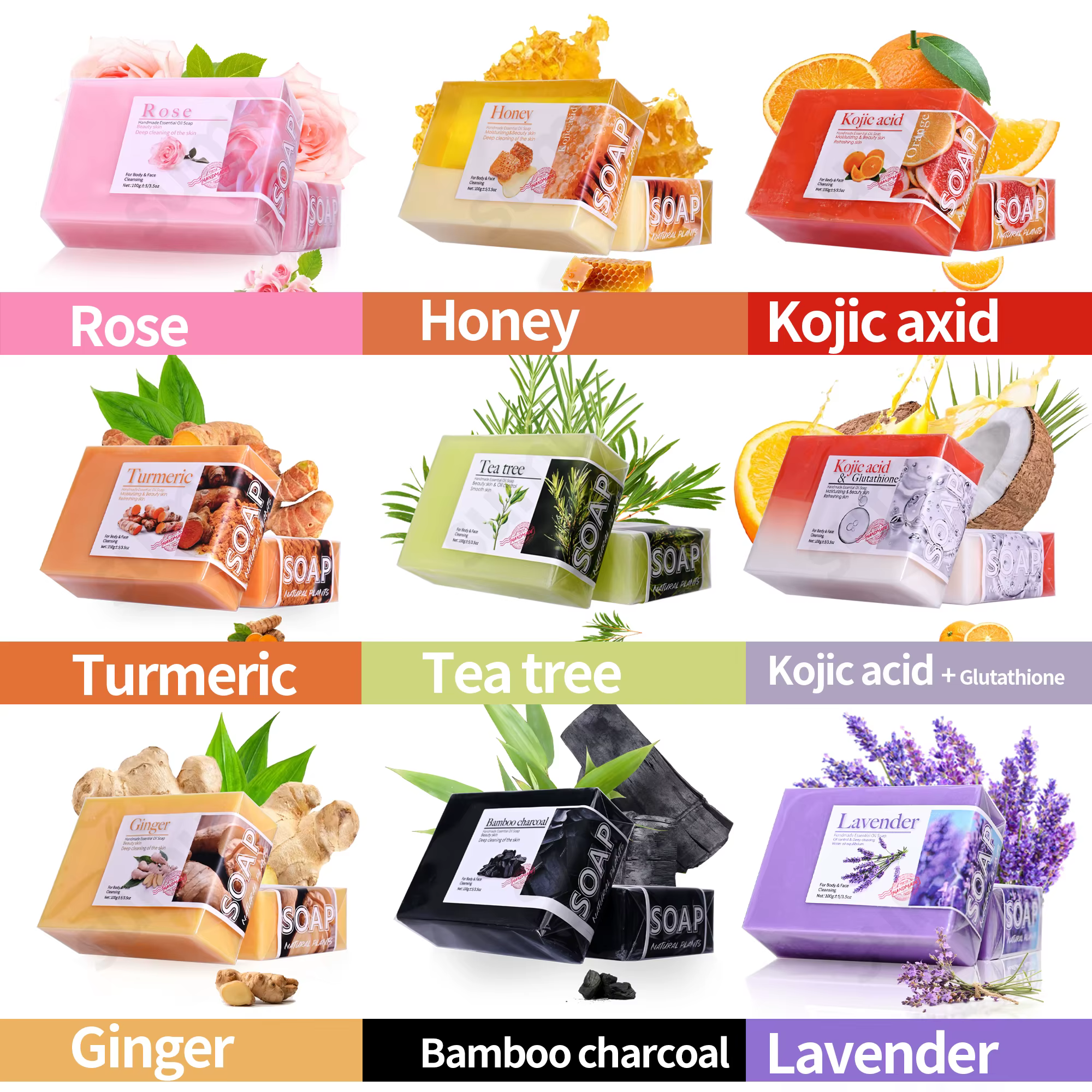 Savon aux huiles essentielles de lavande biologique naturel