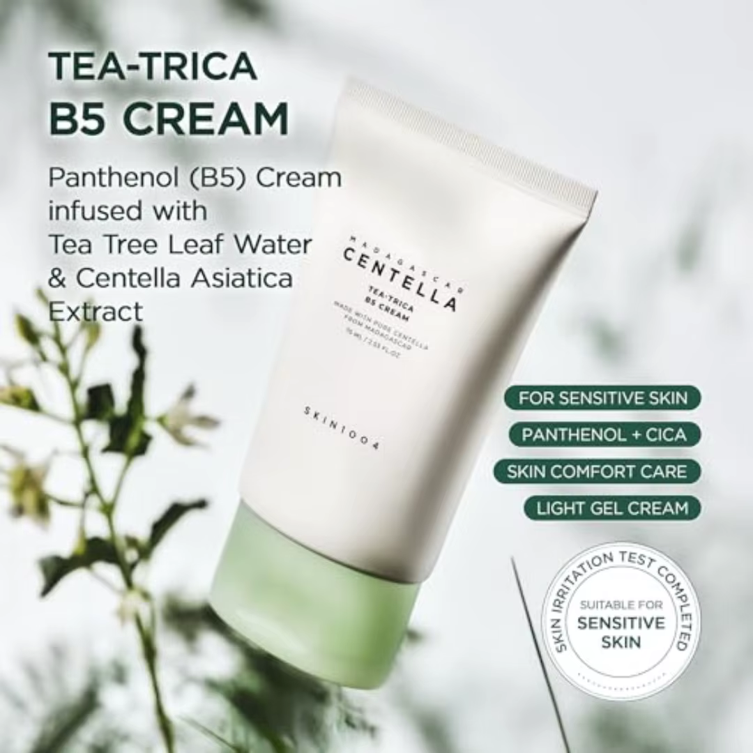 Crème hydratante pour le visage SKIN1004 Tea-Trica BS à la Centella Asiatica