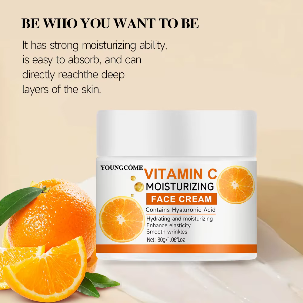 Crème hydratante à la vitamine C
