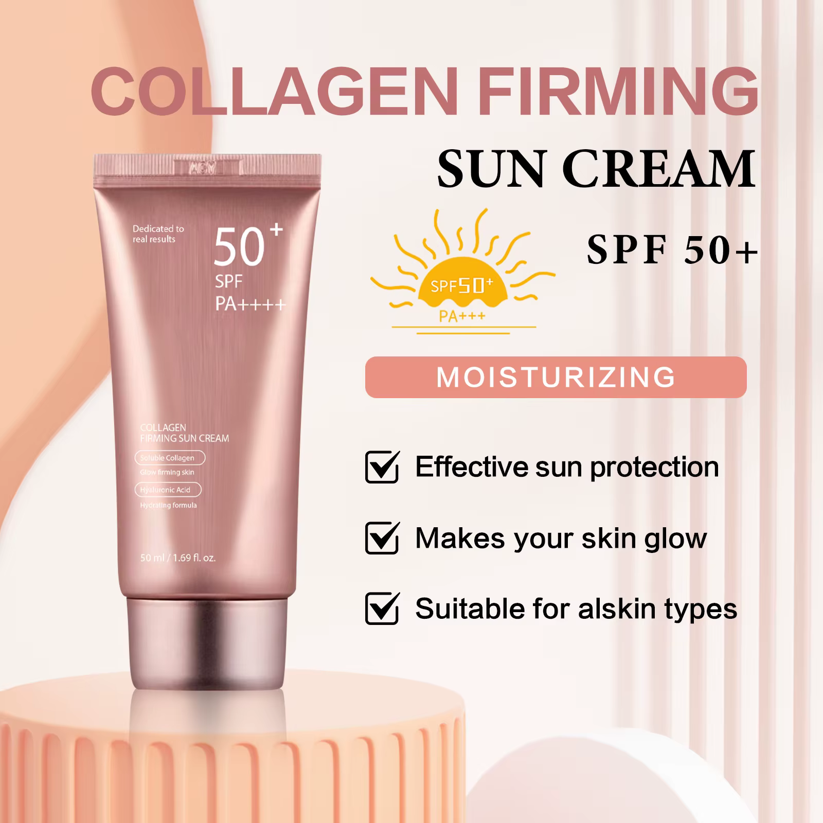 Crème solaire SPF50 PA+++ 50 ml