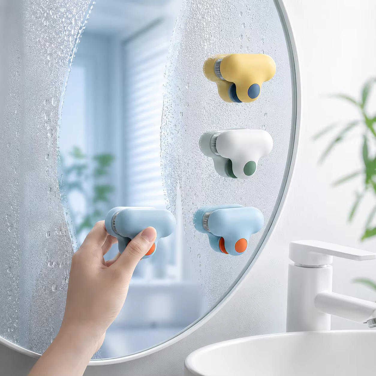 Éponge magique de nettoyage, nettoyant pour verre et miroir, détartrant pour évier et comptoir, lingette efface-taches domestique