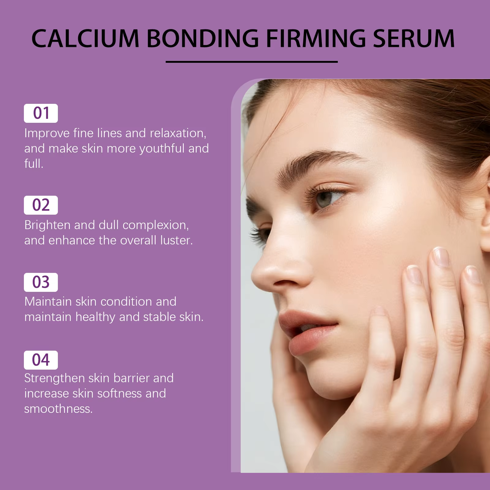 Sérum Réparateur Barrière Raffermissant 80ml – Complexe de Calcium
