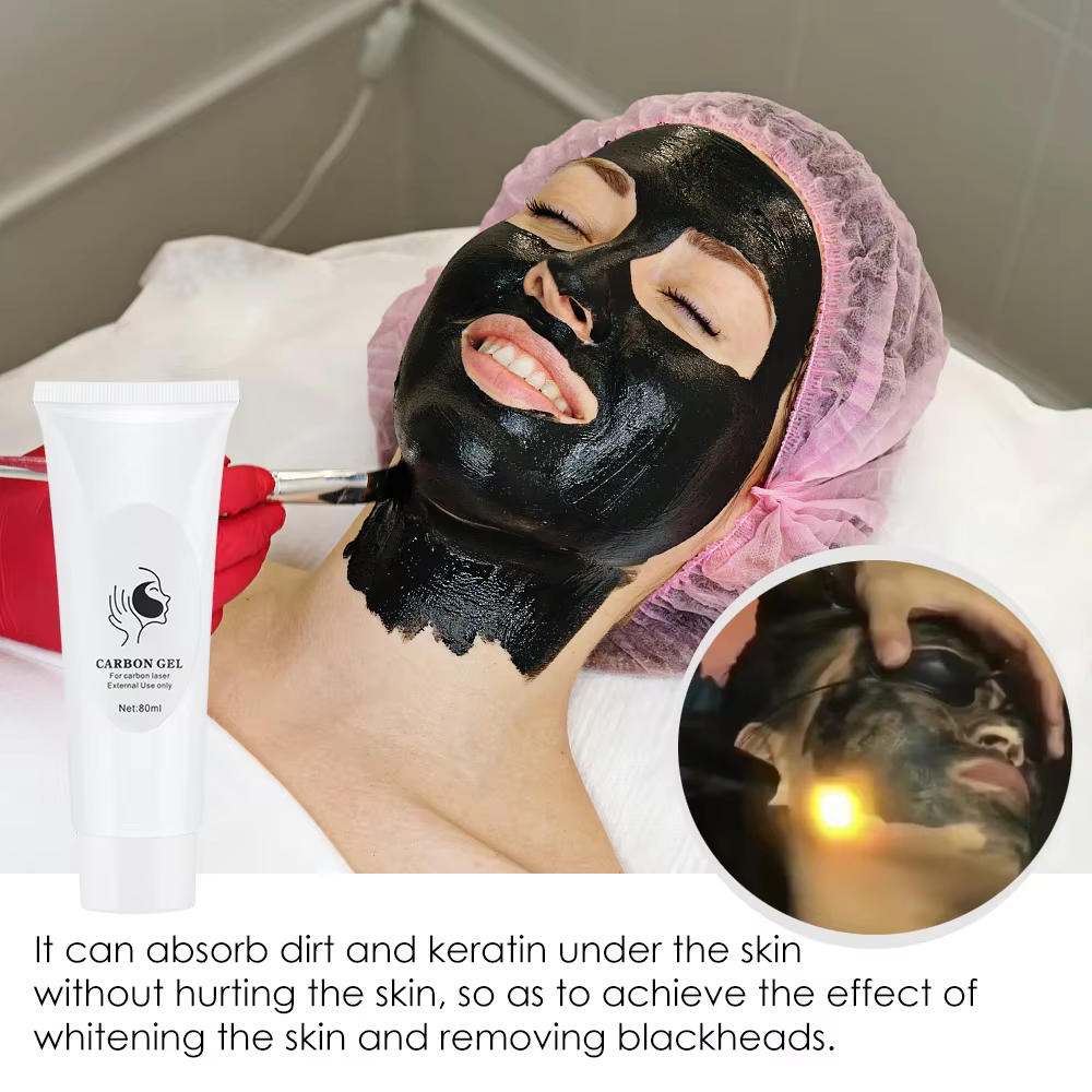 Gel Peeling au charbon 80ML pour la régénération de la peau