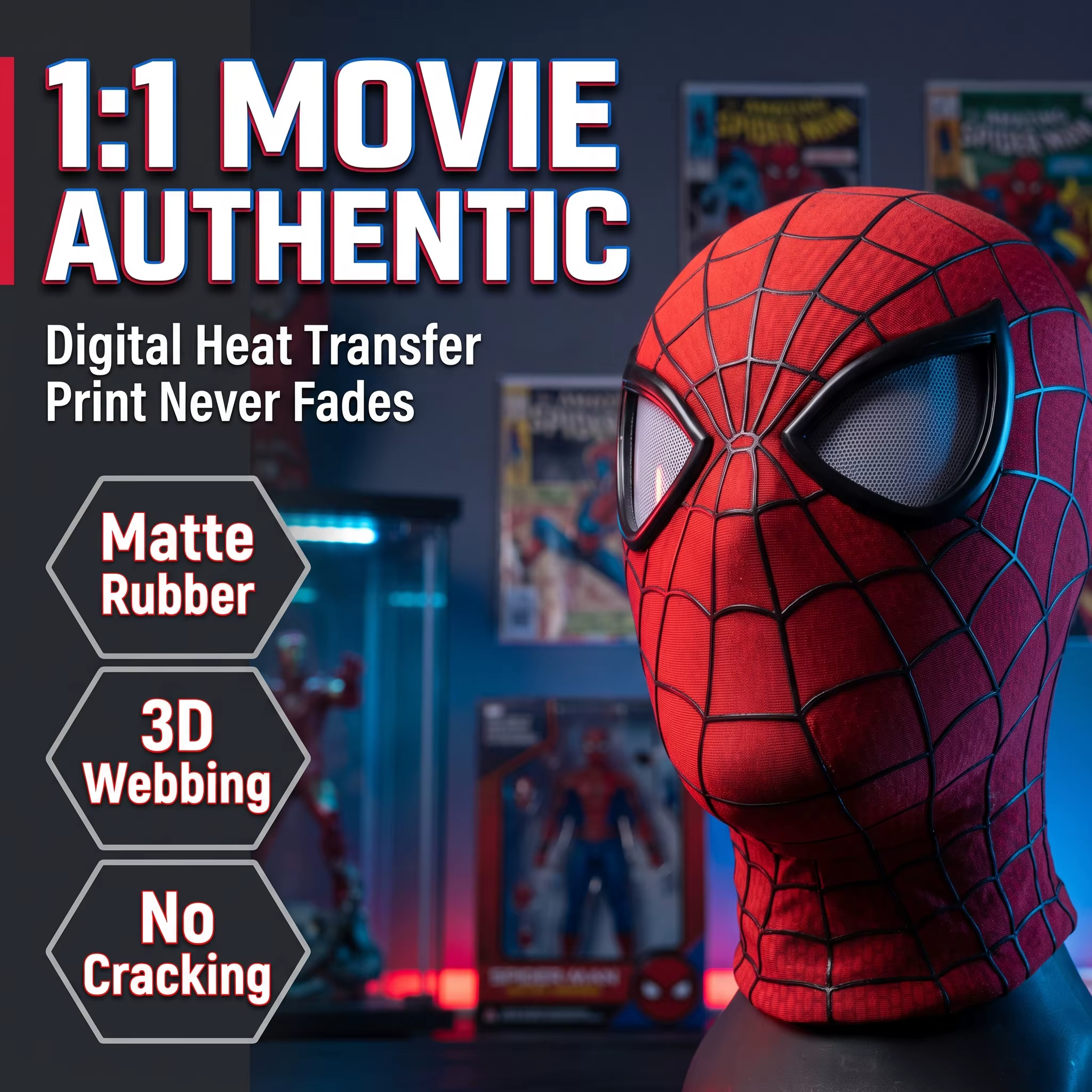 Nouveau masque artisanal de haute qualité de Spider-Man 2, version Spiderman Garfield de Peter Parker, pour Halloween, cadeau de Noël