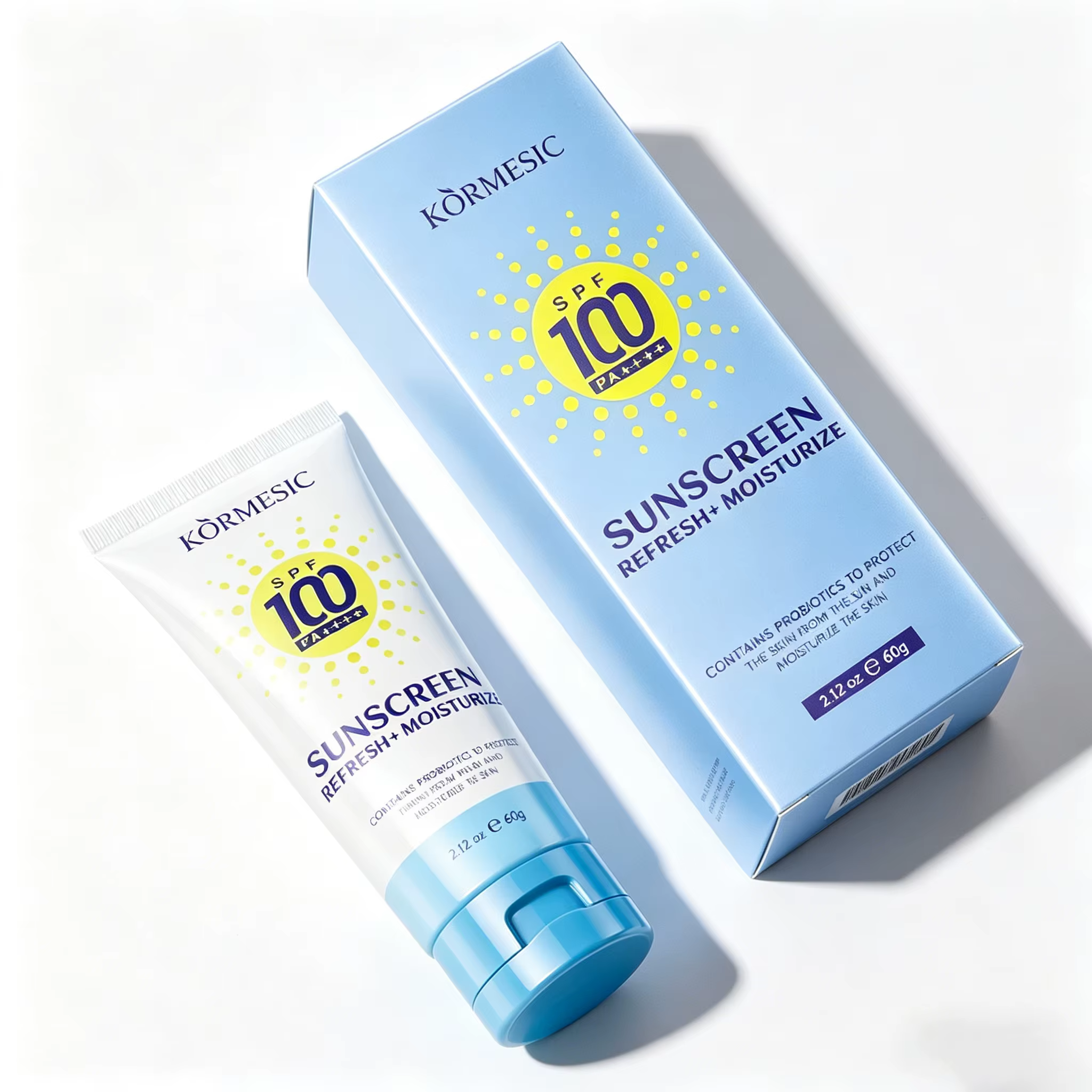 Crème solaire probiotique pour le visage