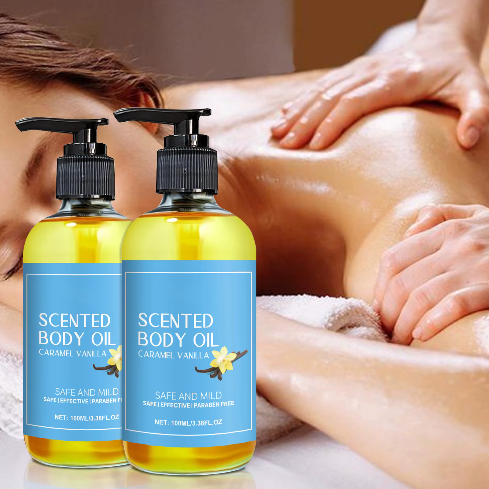 Huile de Massage corporel à la vanille