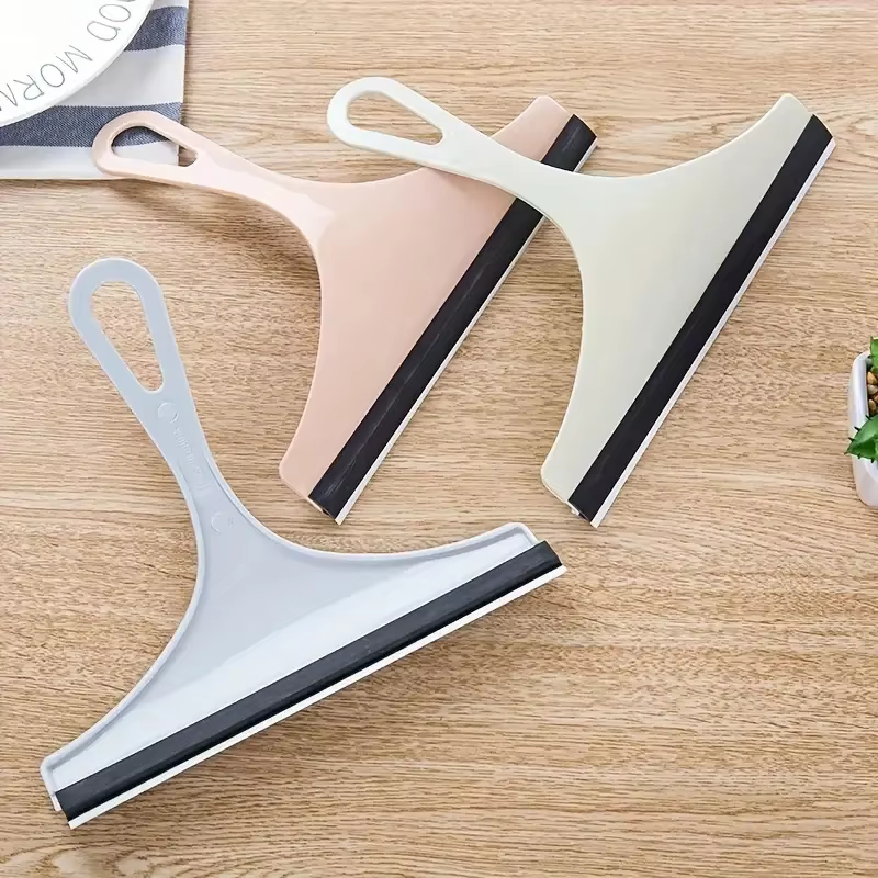 Raclette en silicone pour nettoyage de vitres, pare-brise de voiture, salle de bain et cuisine