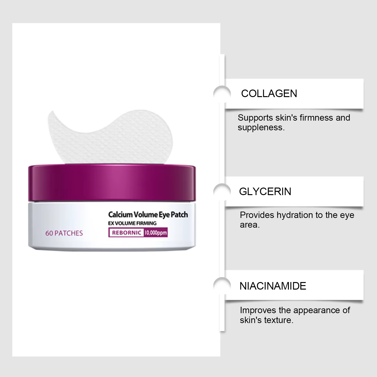 Ensemble de soins de la peau au Calcium