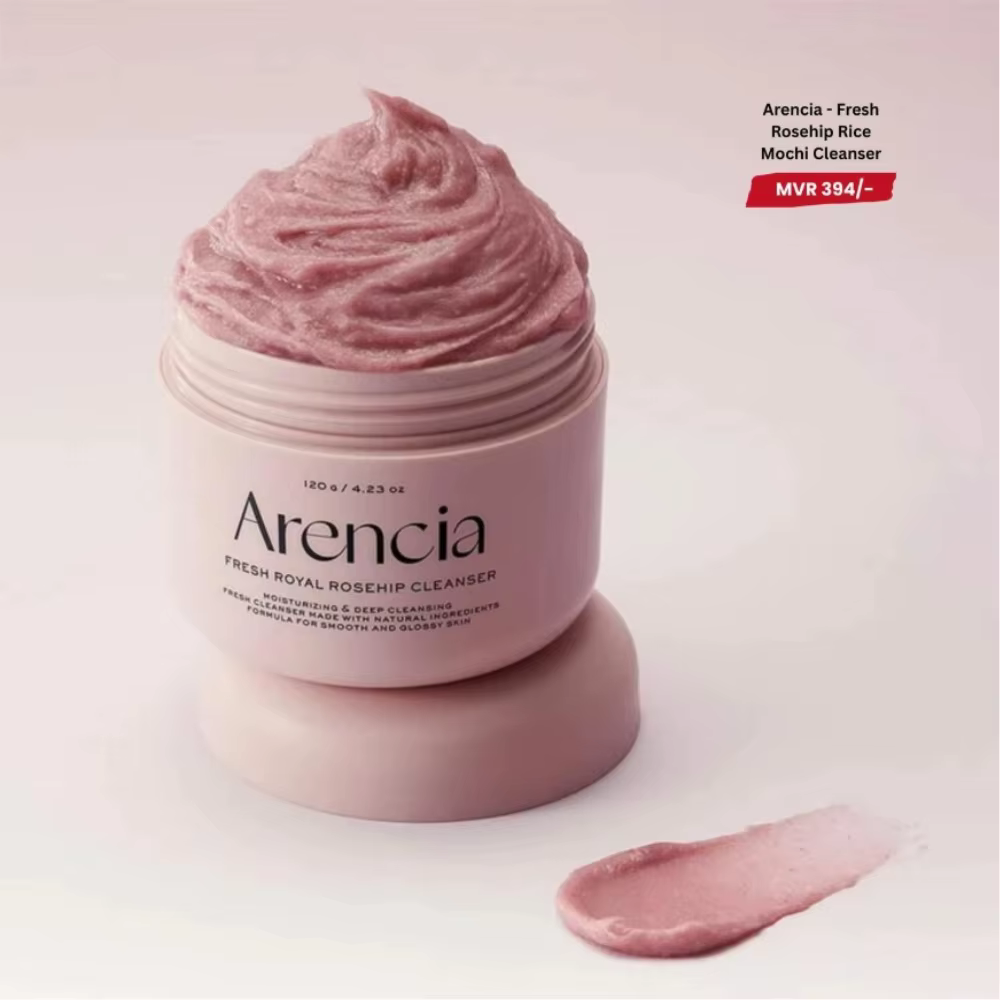 Nettoyant Mochi au riz frais Arencia 120g Hyssop bleu Thé vert Rose musquée Camomille Nettoyage en profondeur doux Hydratant Peau éclatante