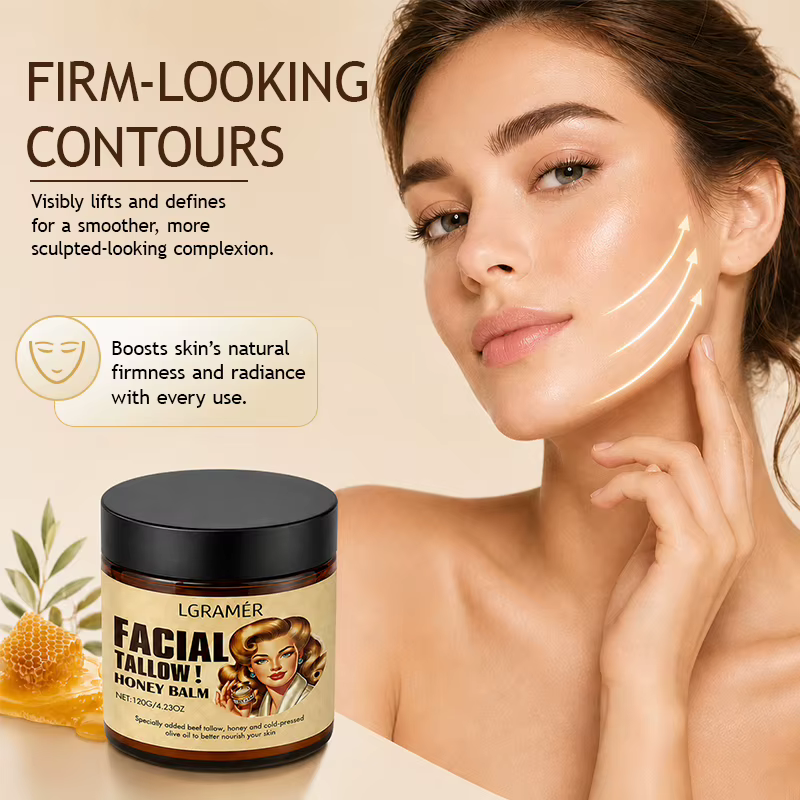 Baume Crème Visage au Suif et au Miel