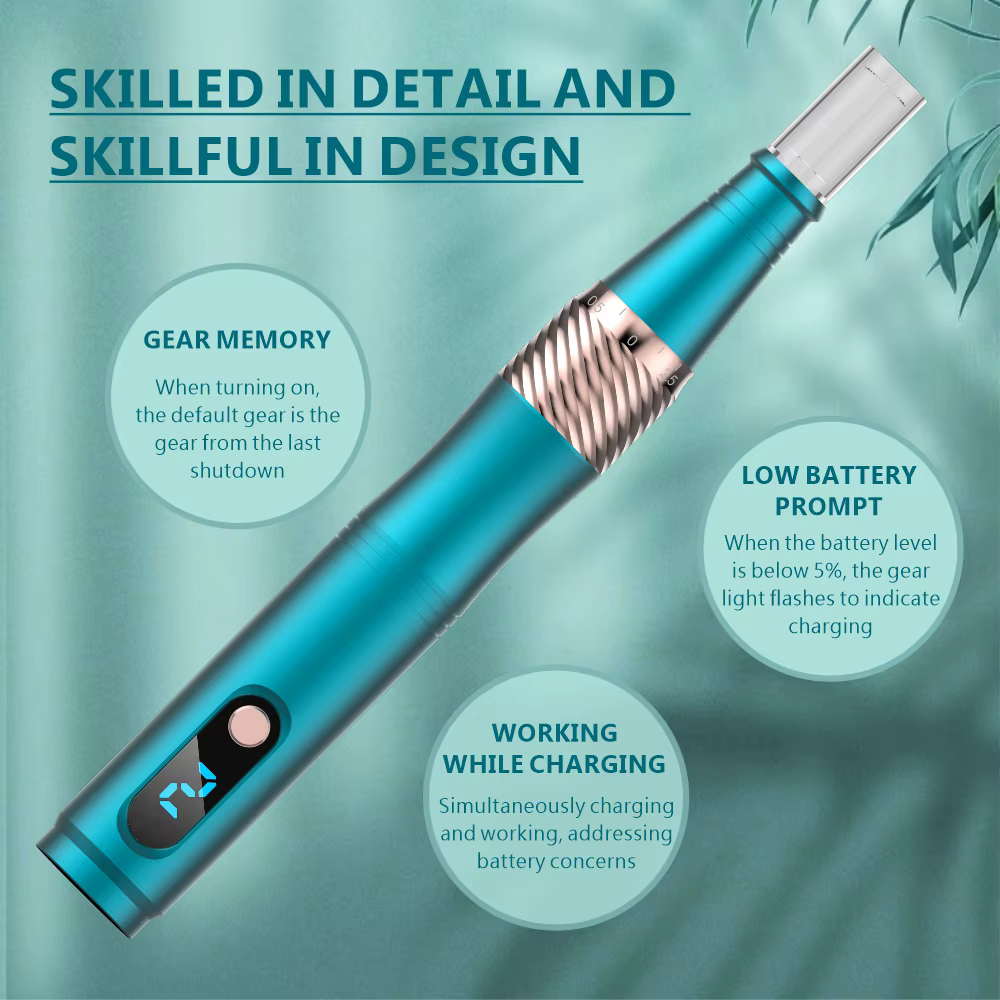 Stylo de micro-aiguilletage électrique sans fil