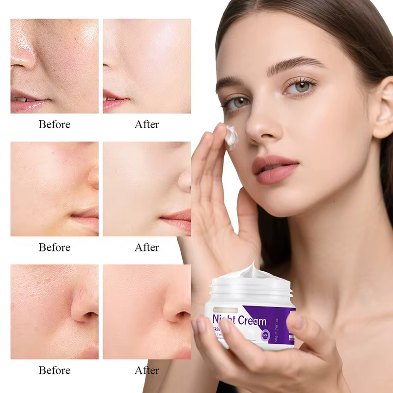 Crème hydratante raffermissante pour le visage à la niacinamide
