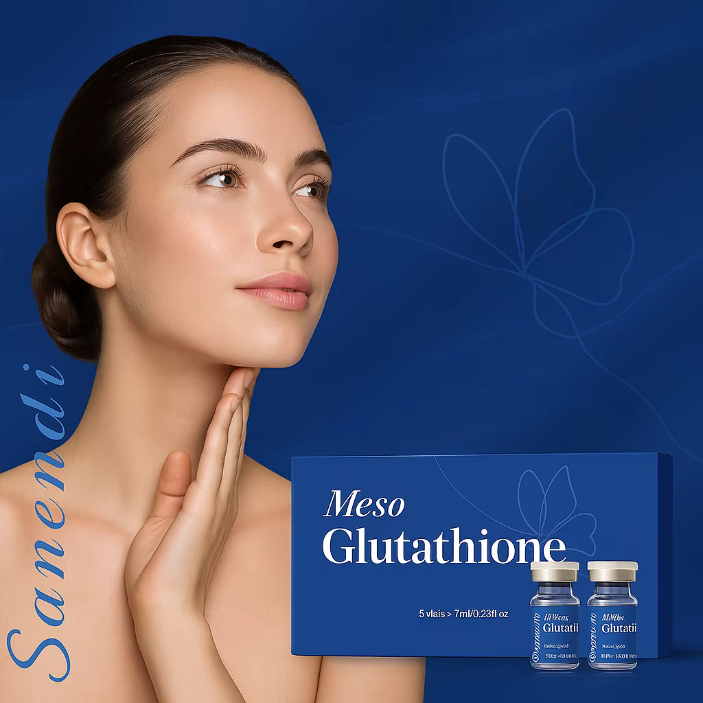 Sanendi PDRN Glutathion VITAMIN C Peau Sensible Muscle Éclaircissement et anti-âge Utilisation Stylo Derma 7 ml x 5 flacons