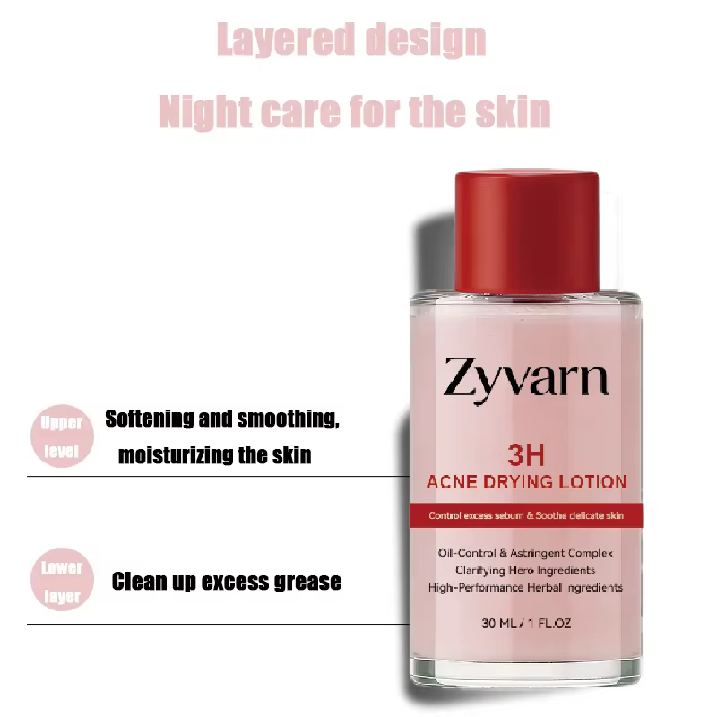 Essence concentrée contre l'acné à l'acide salicylique rose 30 ml - Contient de l'acide salicylique, de l'acide lactique, de la calamine, double soin à double acide