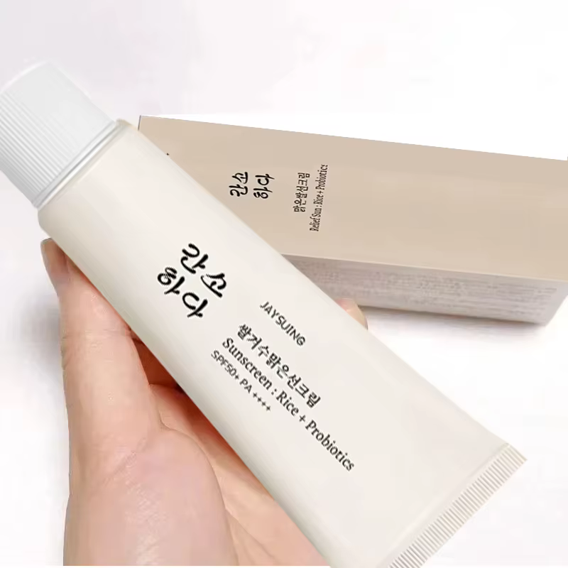 Crème solaire SPF50 +, crème solaire probiotique de riz coréen 50ml