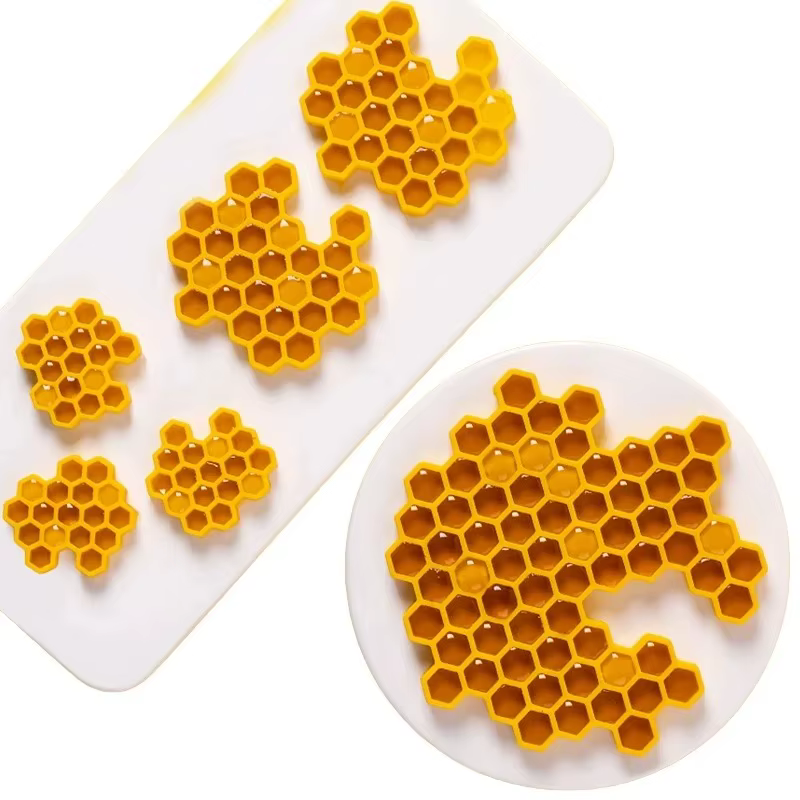 Moule à gâteau Mousse en nid d'abeille, bricolage, chocolat, Dessert français, décoration, cuisson, moule en Silicone, outil de cuisson de cuisine