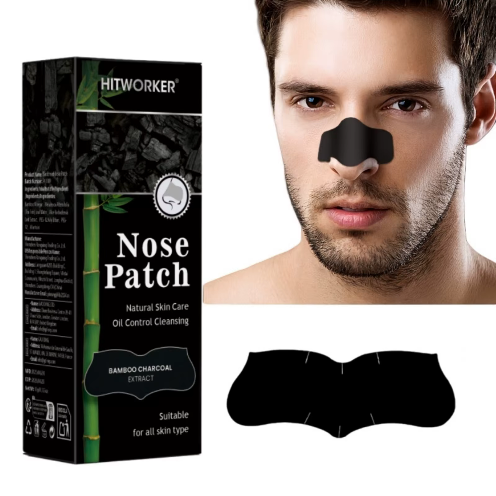 Patchs de nettoyage du nez sans alcool – Bandes nasales douces