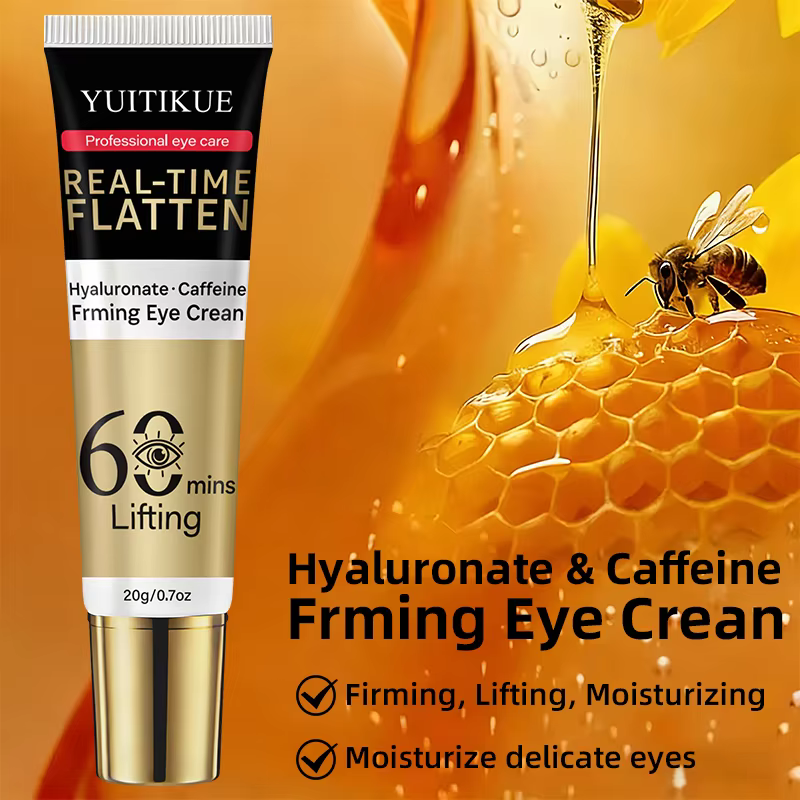 YUITIKUE Crème liftante pour les yeux 60 Min 20g - Hyaluronate et caféine