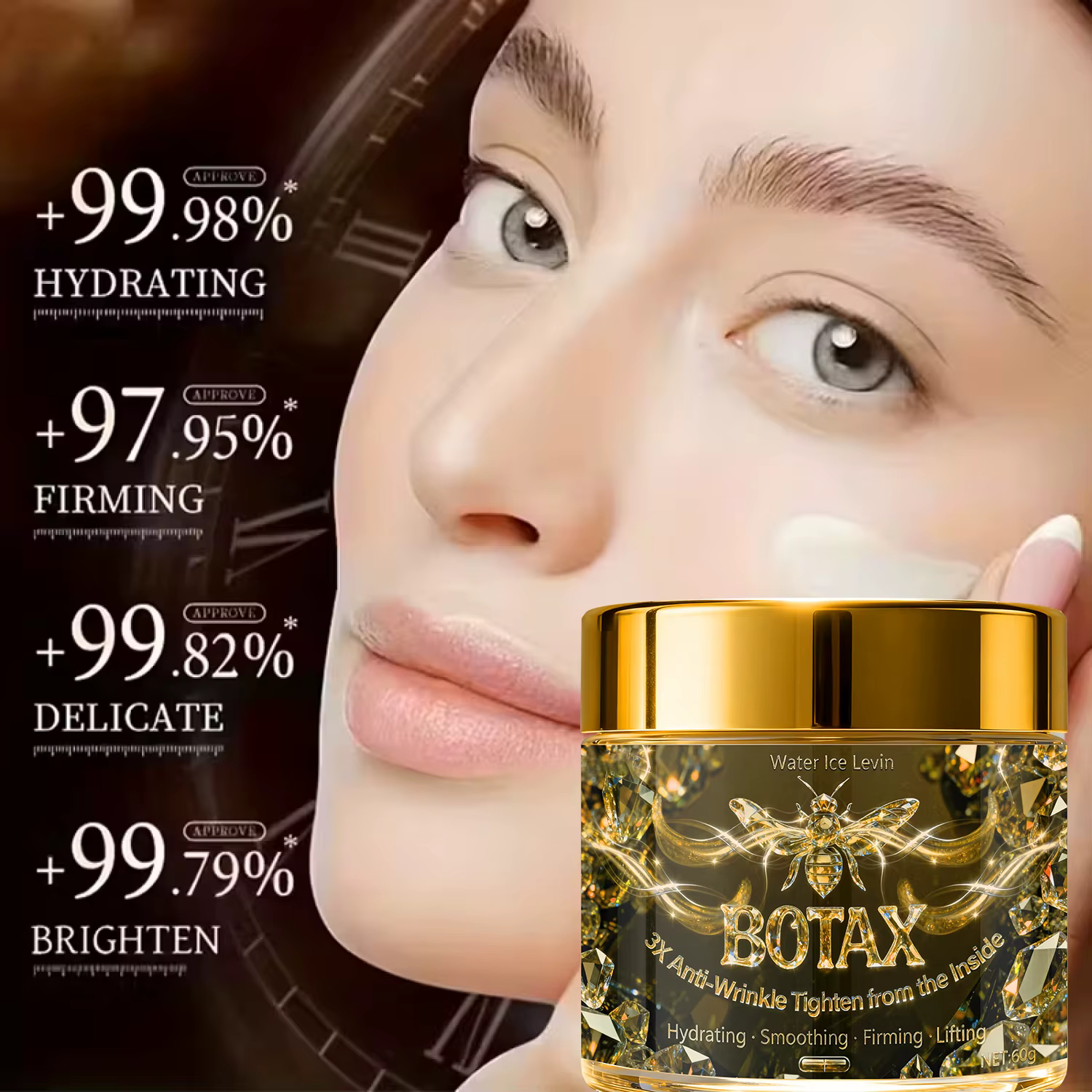 Crème anti-rides BOTAX 3X : Venin d'abeille/Rétinol