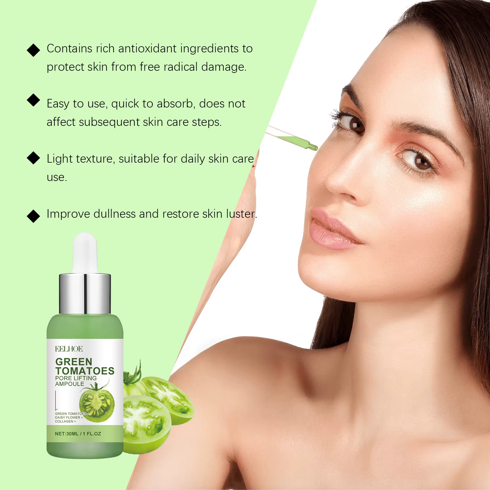 Essence de traitement des pores du visage