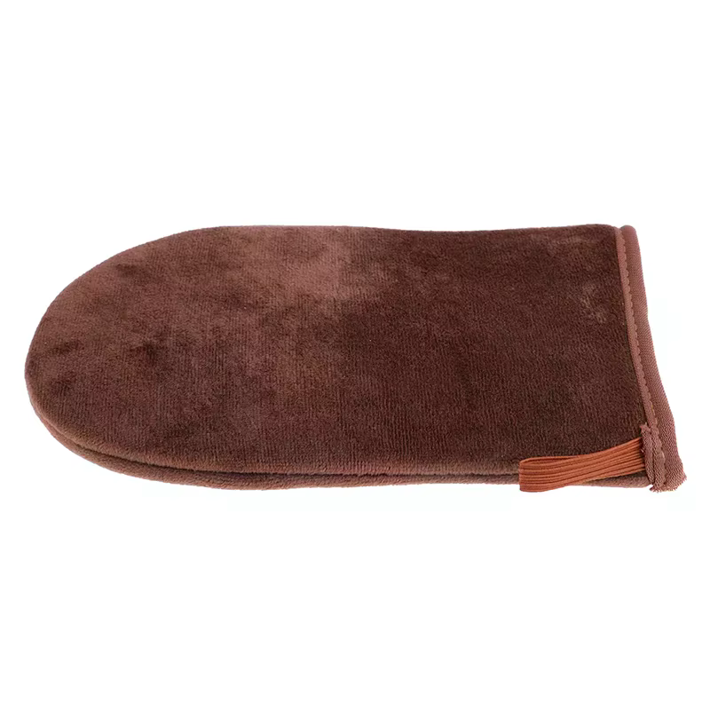 Gants applicateurs réutilisables marron pour crème