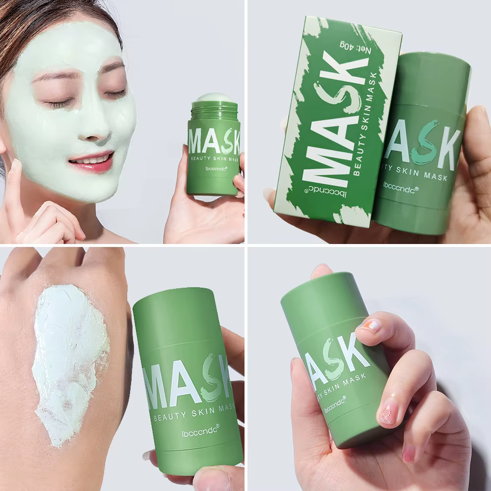 Masque Nettoyant Visage 40g à l'Extrait de Thé Vert – Stick
