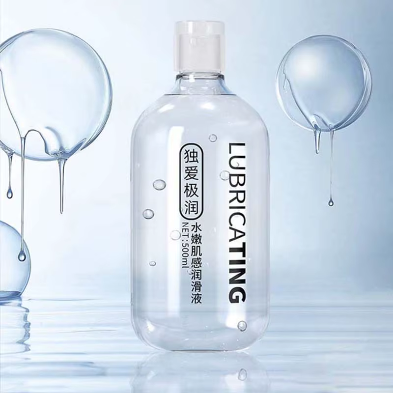 Lubrifiant intime à base d'eau 60ML/200ML/500ML Hypoallergénique Séchage rapide Non gras Facile à nettoyer pour hommes et femmes
