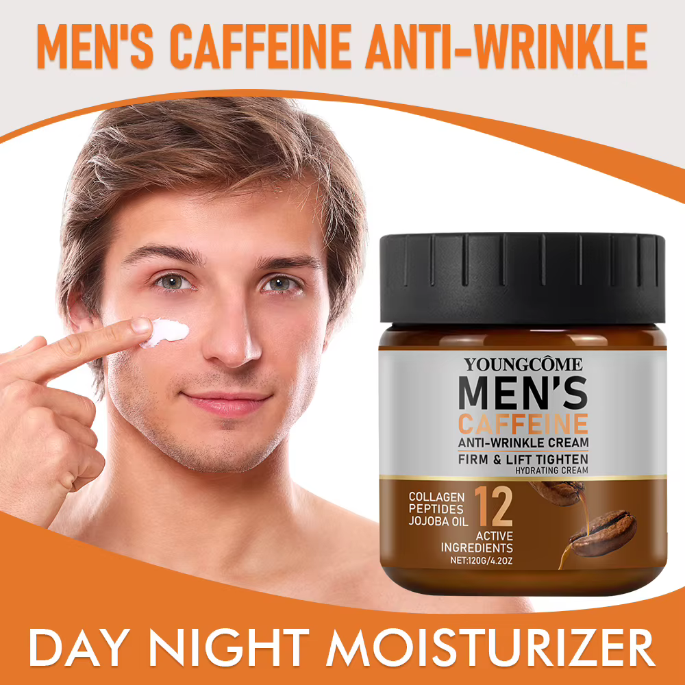 Crème Anti-rides à la caféine pour hommes