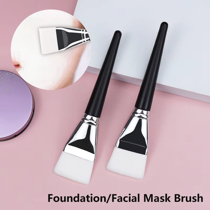 Brosse à tête plate pour masque facial fin