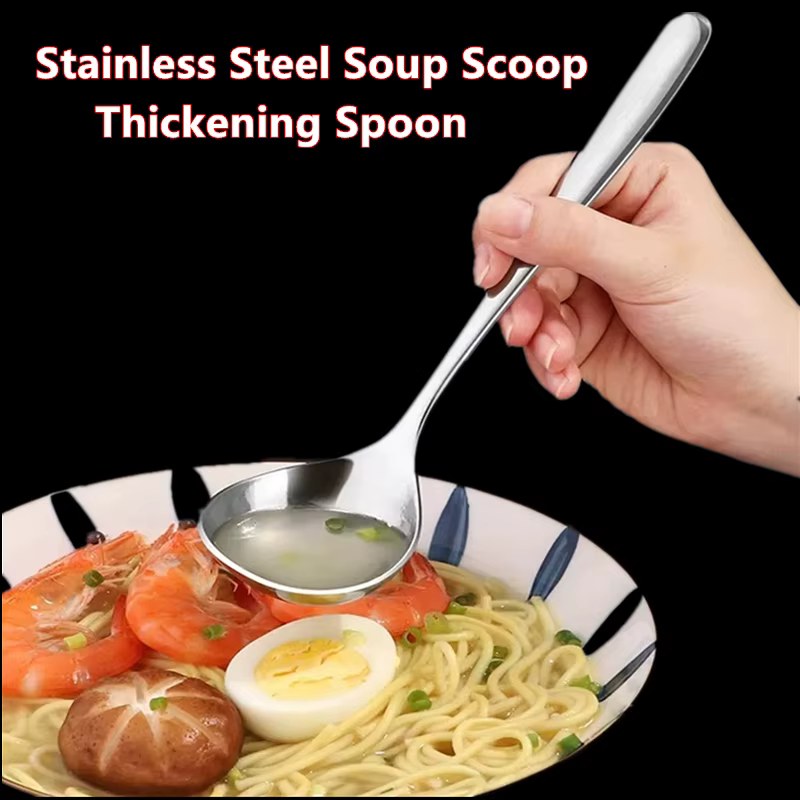 Cuillère UNIS issante en acier inoxydable à long manche, louche à soupe, cuillère coréenne, ustensiles de cuisine créatifs pour la maison, hôtel, marmite chaude